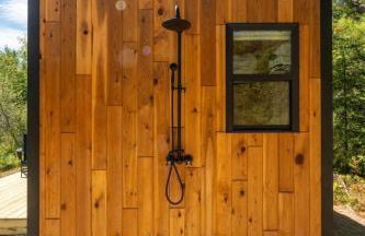 Aurora Nook-Cabin with Shower & Queen Bed - Foto 14