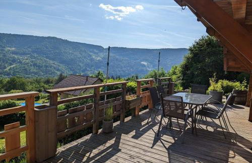 Chalet ensoleillé dans les Hautes Vosges avec terrasse, local vélos et skis, charges incluses - FR-1-589-486 - Foto 1