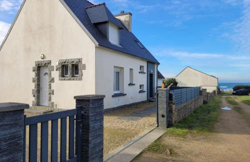 Tipoz'Immo - Maison de la Baie - vue mer et accès direct à la plage - animaux bienvenus - wifi inclus - linge inclus et lits faits - terrasse et jardin clos - parking gratuit - proche des commerces et des attractions touristiques - Foto 33