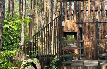 Domek lubiana180 SCANDI wśród drzew JACUZZI SAUNA KOMiNEK i TARAS na dachu jezioro Kaszuby Pieski tylko do 10kg za dodatkową opłatą - Foto 58