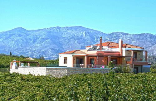 Cretan Vineyard Hill Villa Private Pool, Panoramic View, Beautiful Vineyard - Foto 12