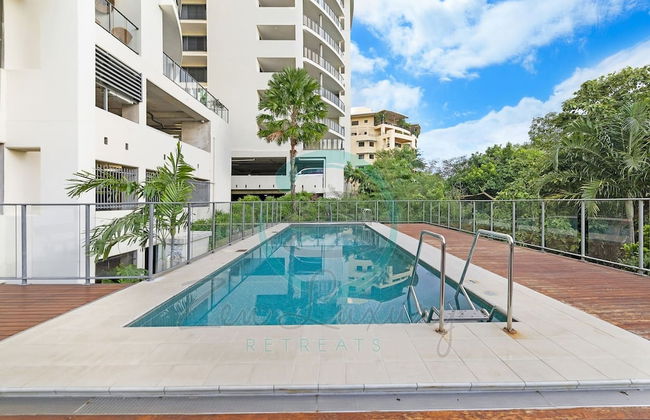 Zen Arkaba 3BR Luxury Waterfront Apt Pool BBQ - Foto 12