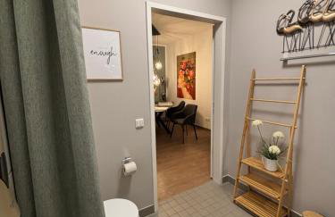 Klinik & Kurpark Parkplatz Barrierefreies Apartment Boxspringbett - Foto 15