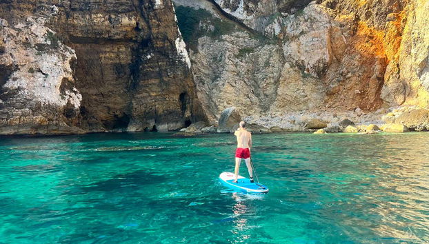 Remando nas águas de Jávea