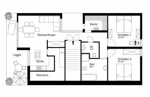 Chiemgauloft Comfortable holiday residence - Foto 37