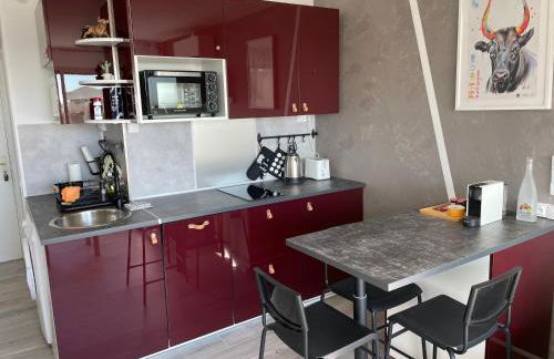 Superbe studio, terrasse, piscine, parking - Photo 10