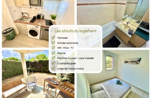 " Mas St Simon " Entrée autonome - 4 pers - Wifi - Foto 2