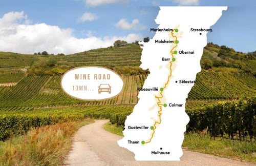 2BR Apartment near Colmar Centre - Boho Style, Hidden Room, Free Parking - Foto 27