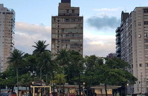 A melhor vista de Santos para 5 pessoas pé na areia - Foto 3
