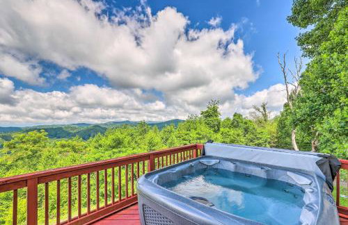 Getaway Chalet in Mars Hill with Hot Tub and Views! - Foto 28