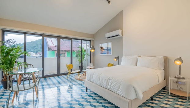 w Stylish Loft in Santa Ana - Foto 5, Habitación