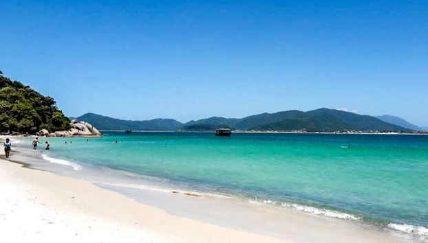 The paradise beaches of the island