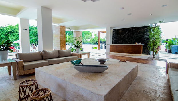 Zona de estar del vestíbulo