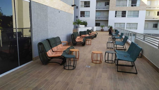 Sala de estar do lobby