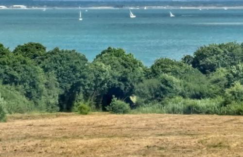 luxury new 3 bed caravan with stunning sea view on private beach in Thorness bay - Foto 30