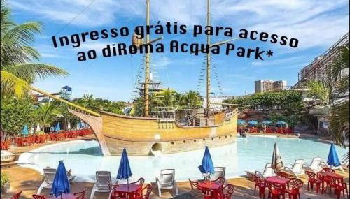 Apartamento Espetacular com acesso ao diRoma Acqua Park - Foto 3