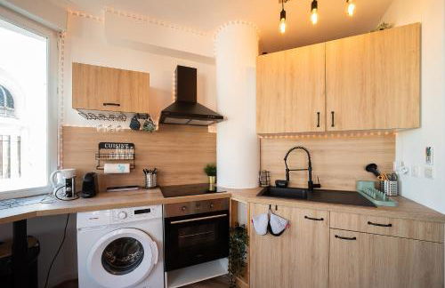 Le Cosy Perpignan Centre, 2 rooms, 2 bathrooms, free WIFI, free parking, lift, central, renovated, spacious - Foto 23