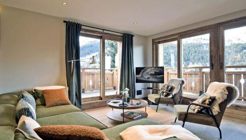 Charmant Appartement à Méribel - 3 Chambres, 6 Pers, Balcon & TV, Services Inclus - FR-1-613-33 - Foto 2