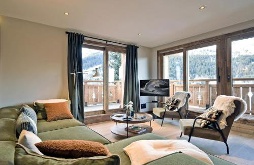 Charmant Appartement à Méribel - 3 Chambres, 6 Pers, Balcon & TV, Services Inclus - FR-1-613-33 - Foto 2