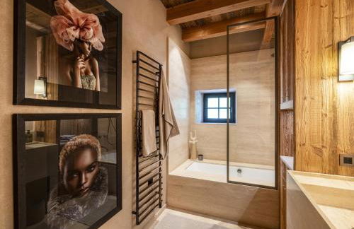 Superbe ferme rénovée en chalet de luxe en PLEINE NATURE - Foto 41