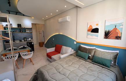 Studio Premium e sofisticado com lazer no Rooftop - Centro do Rio - Foto 69