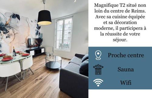 2 Vasnier F2 avec sauna proche caves de champagne - Foto 28