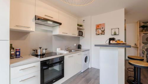 Agapé by Kleidos -Disney à 10min, T2 , 4P, Parking gratuit et terrasse - Foto 3