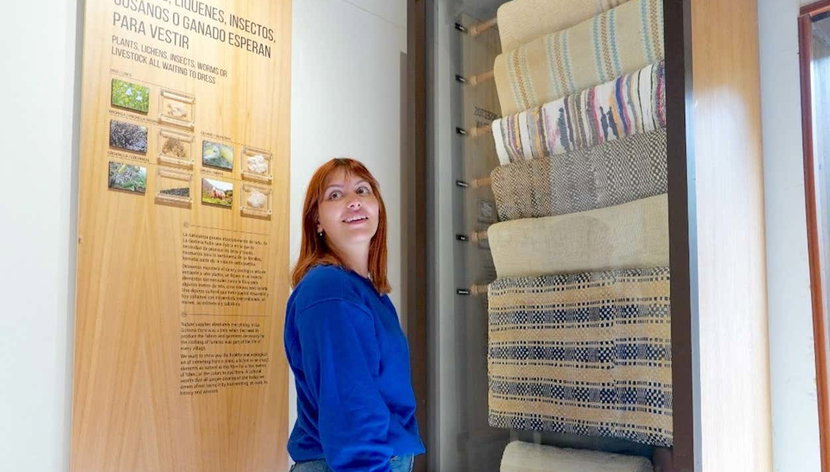 Entrada al Parque Etnográfico de La Gomera - Foto 2, En la sala Secadero, dedicada a la historia de los tejidos