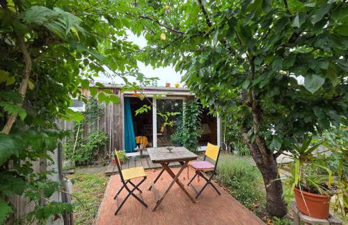 Studio bois avec terrasse et jardin bassin et océan - Foto 19