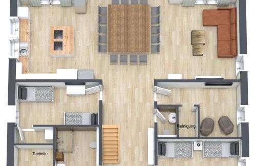 Traumvilla am Müritz Nationalpark, 17 Gäste, Sauna - Foto 42