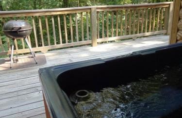 C19, One bedroom luxury, log-sided Couple's Cottage with private hot tub and unique extras cottage - Foto 2