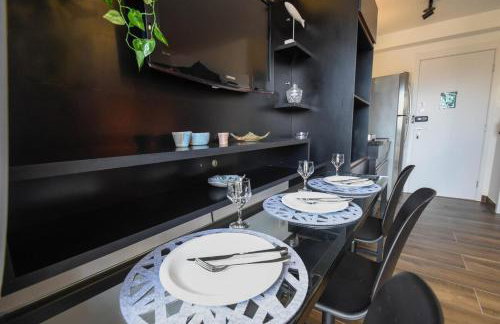 Studio for 02 guests WIFI 300MB air conditioner only twoo minutes of subway station LUZ SP - Foto 25