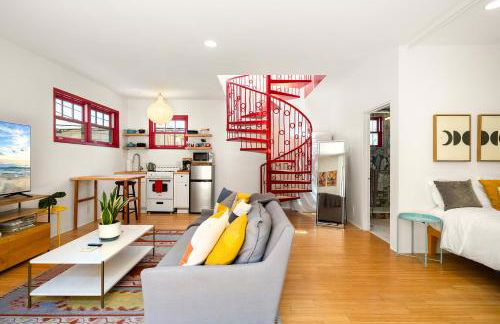 Artsy Venice Beach Canals Studio w/Rooftop & Sauna - Foto 2