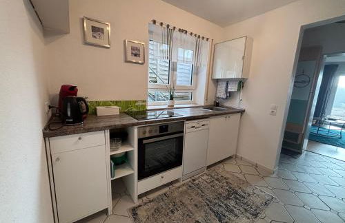 Panorama-Haus Ferienwohnung SÄNTIS - Schlafzimmer, Wohnzimmer, Küche, Bad, Sonnenterrasse mit Bergblick im Garten - Foto 12