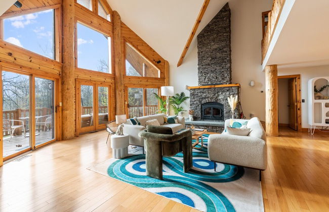 Sun-filled Log Home on 20 Prvt Acres Nr Rhinebeck - Foto 10