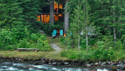 Sauk River Cabins - Hot tub - Firepit - Foto 5