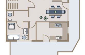 Deluxe-Family Apartment mit Terrasse, Küche & Parkplatz - Foto 2