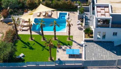 Seaview Villa Stanka with Pool and attached Jacuzzi - Foto 2, sunbed