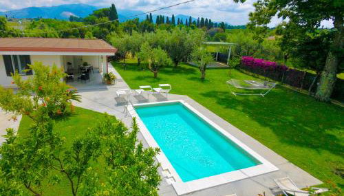 VILLA LA BOUGANVILLEA - Countryside Villa with Private Pool, Surrounded by Nature in VELLETRI - LAZIO - Foto 2, Garden, sunbed, Garden view