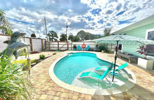 2 Fins Up, Beach Home, Private Pool , Golf Cart, 6 beds - Foto 16