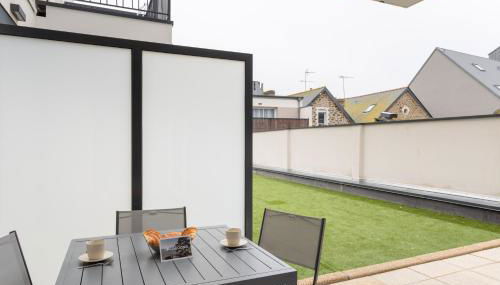 Douce Escale - Avec terrasse proche gare de St Malo - Foto 5