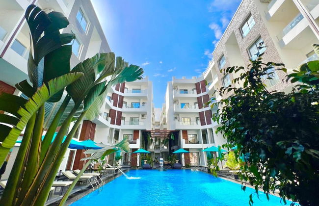 Bali Themed Luxury Spacious 3 Bed Balcony Pool Gym - Foto 19