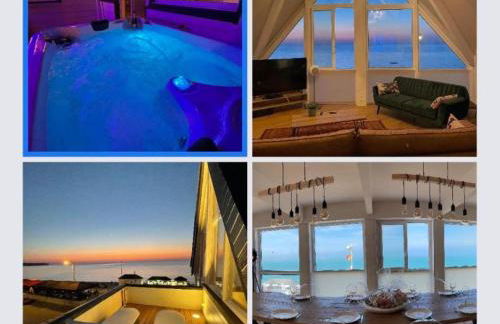 Le Poséidon - gîte exceptionnel face à la mer avec spa, terrasse, 4 chambres - Foto 15