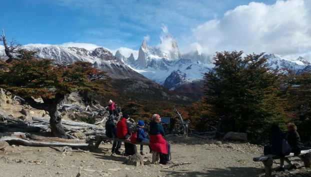 Mount Fitz Roy 2 Day Hike - Photo 2, Taking a break