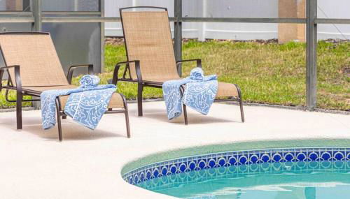 Luxury Orlando Villa, Private Pool with Waterfall - Foto 5, sunbed