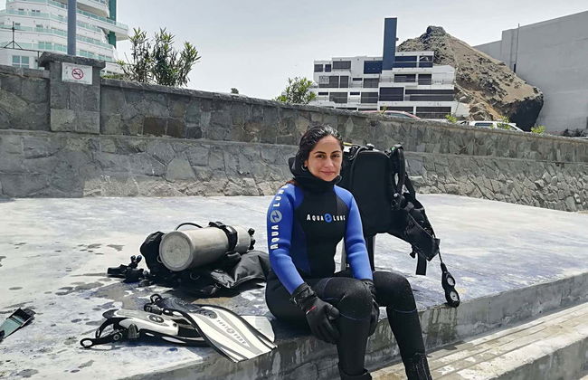 Batismo de mergulho em San Bartolo - Foto 2