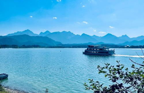 Gemütliche Alpenwohnung mit Balkon & Bergblick nahe Neuschwanstein ideal für Familien & Gruppen für gemeinsame Momente - Foto 21