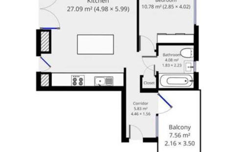 Westminster 1 bed apt with terrace and Air-Con - Photo 19