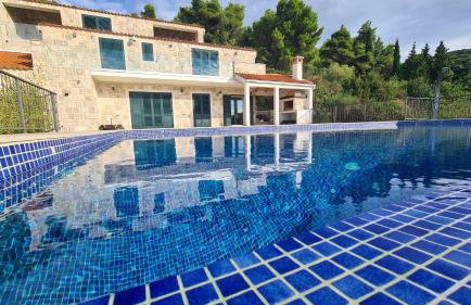 Magnificent new Villa Tofta on Lopud, Croatia. Sea views from the infinity pool - Photo 44