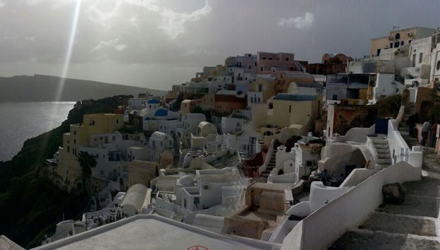 Escena panorámica de Oia - Tour privado - Foto 2
